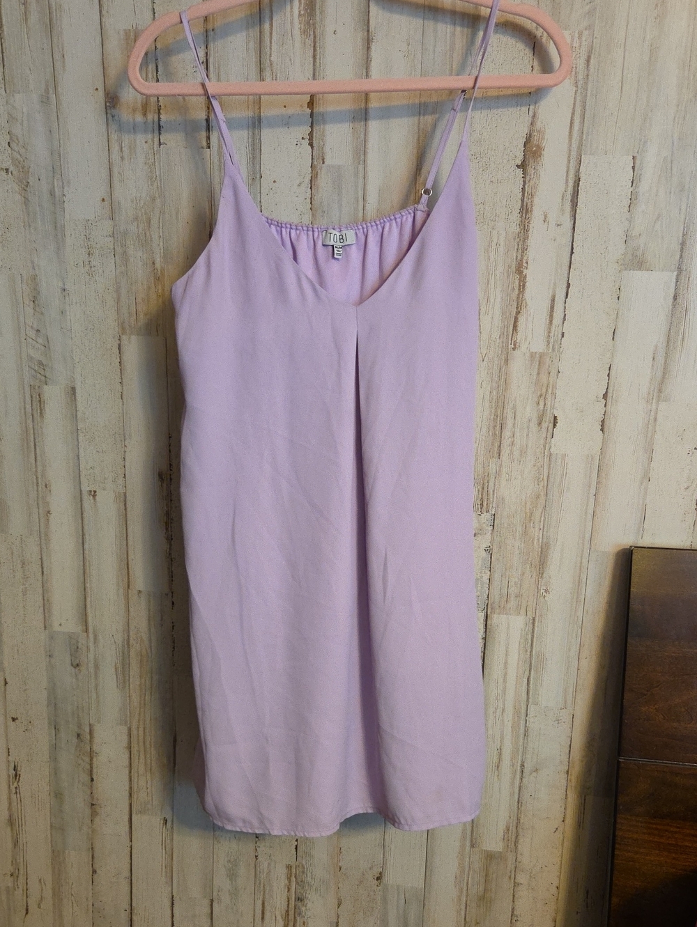 Tobi Lilac Slip Nighty with Thin Adjustable Straps